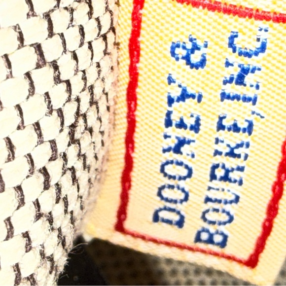 Dooney & Bourke Monogram Signature Satchel Cream Leather Top Handle Crossbody - Picture 7 of 13